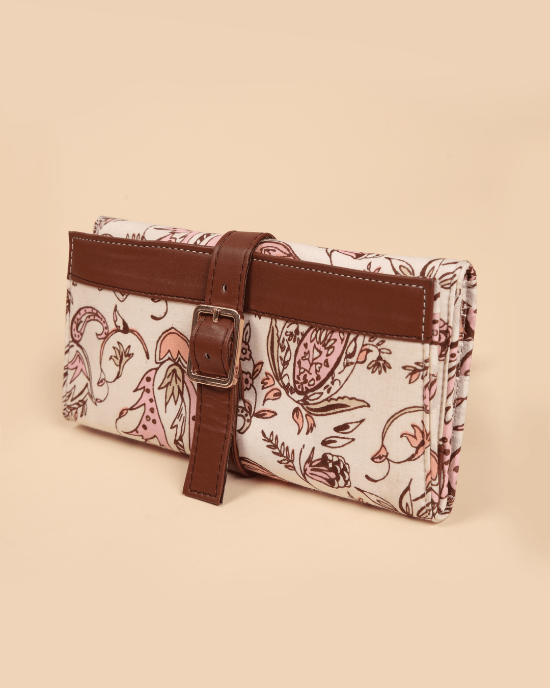 Blush Pearl Handblock Wallet