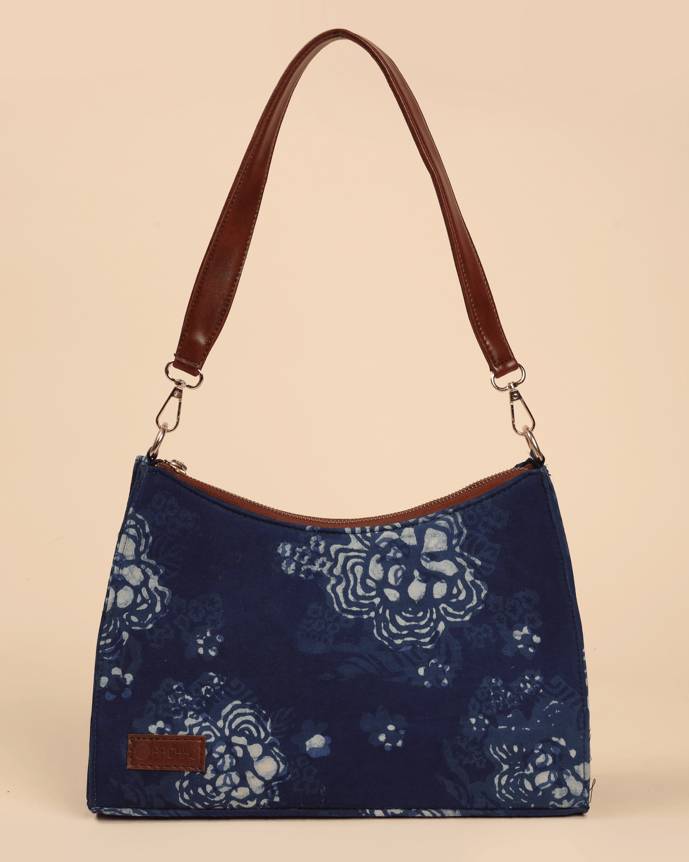 Buy Enigma Handblock Baguette Bag Online in India at Best Price