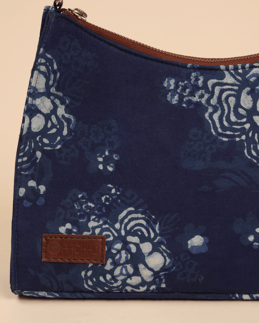 Enigma Handblock Baguette Bag