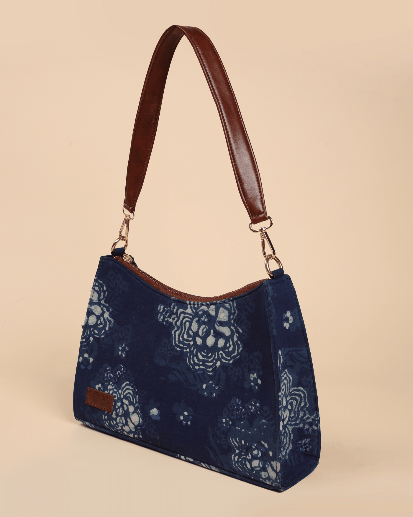 Enigma Handblock Baguette Bag