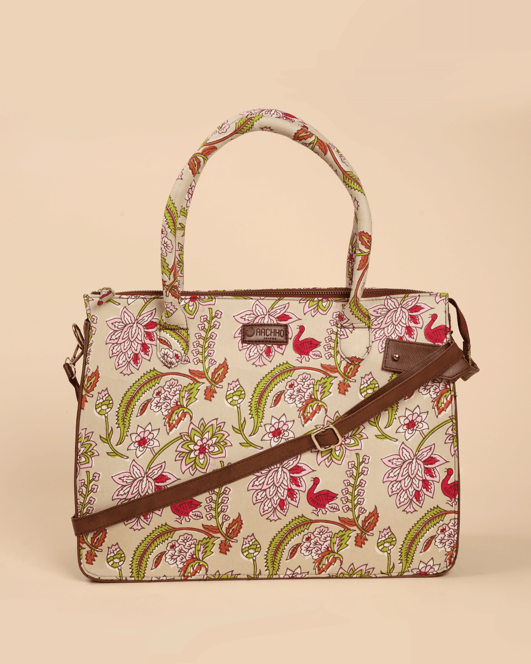 Sunlit Sands Handblock Shoulder Bag