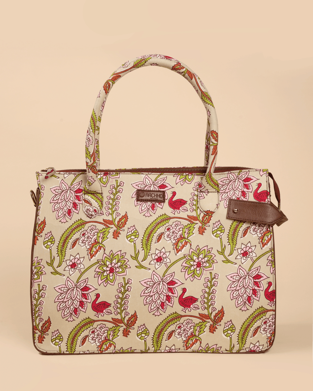 Sunlit Sands Handblock Shoulder Bag