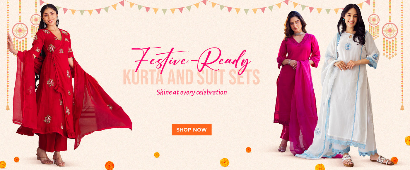 Aacho Ethnic Wear - Buy Indian Ethnic Wear for Women & Girls Online - Aachho