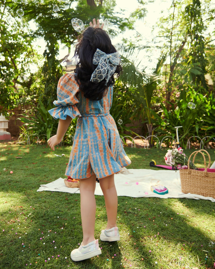 Bubbles Tie &amp; Dye Cotton Dress