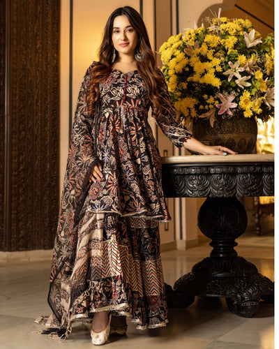 Buy Frock Style Georgette Sharara Suits Online for Women in USA