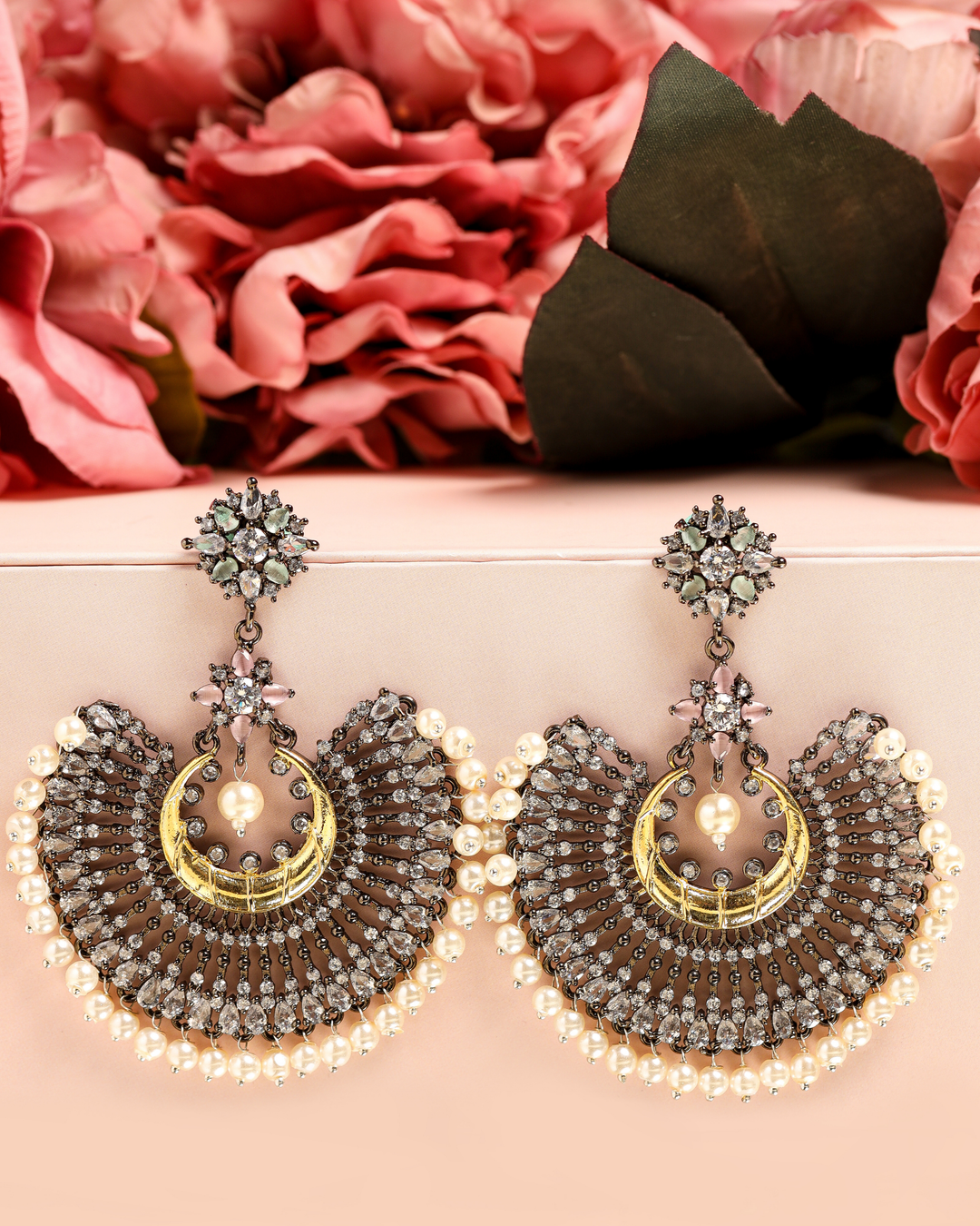 Seedpearl Handcrafted Earrings