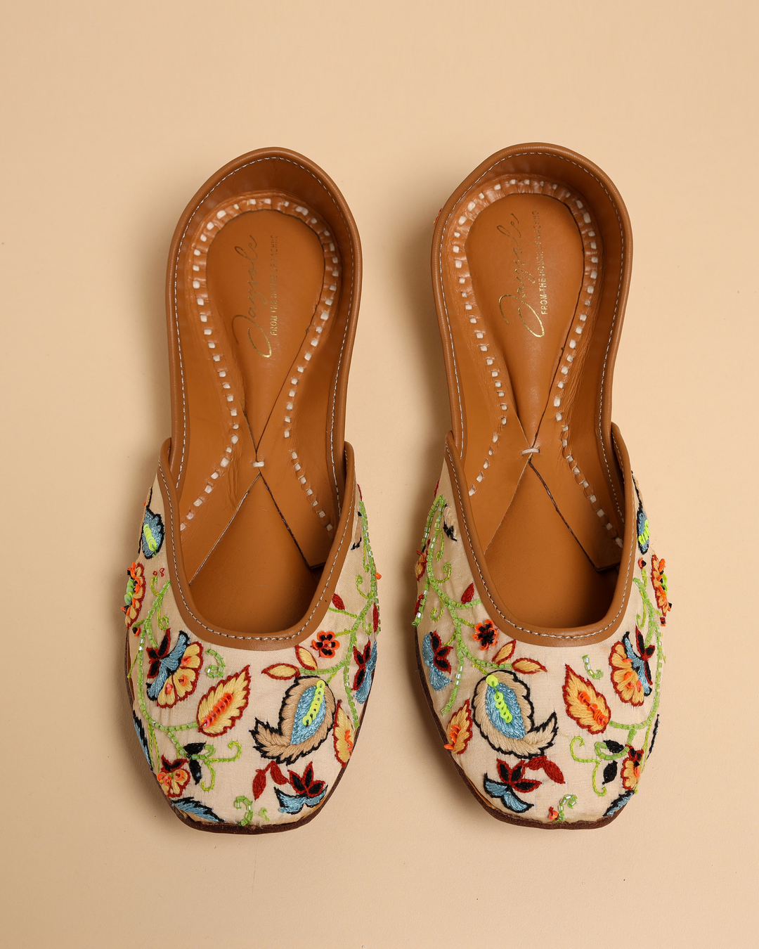 Summer Melon Handcrafted Jutti