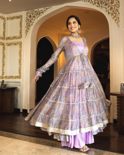 Buy online Designer Sharara Suit Set from ethnic wear for Women by Sarang  Designer for ₹1430 at 43% off | 2024 Limeroad.com
