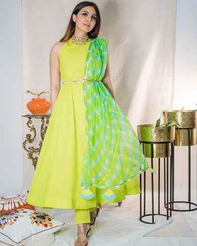 Mindaro Leheriya Chiffon Dupatta