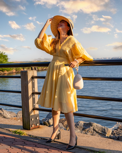 Gramercy Smocked Cotton Dress