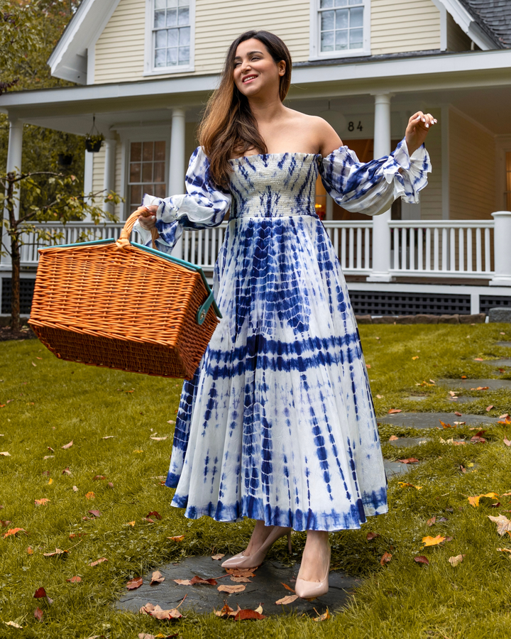 Morning Mist Tie &amp; Dye Dress