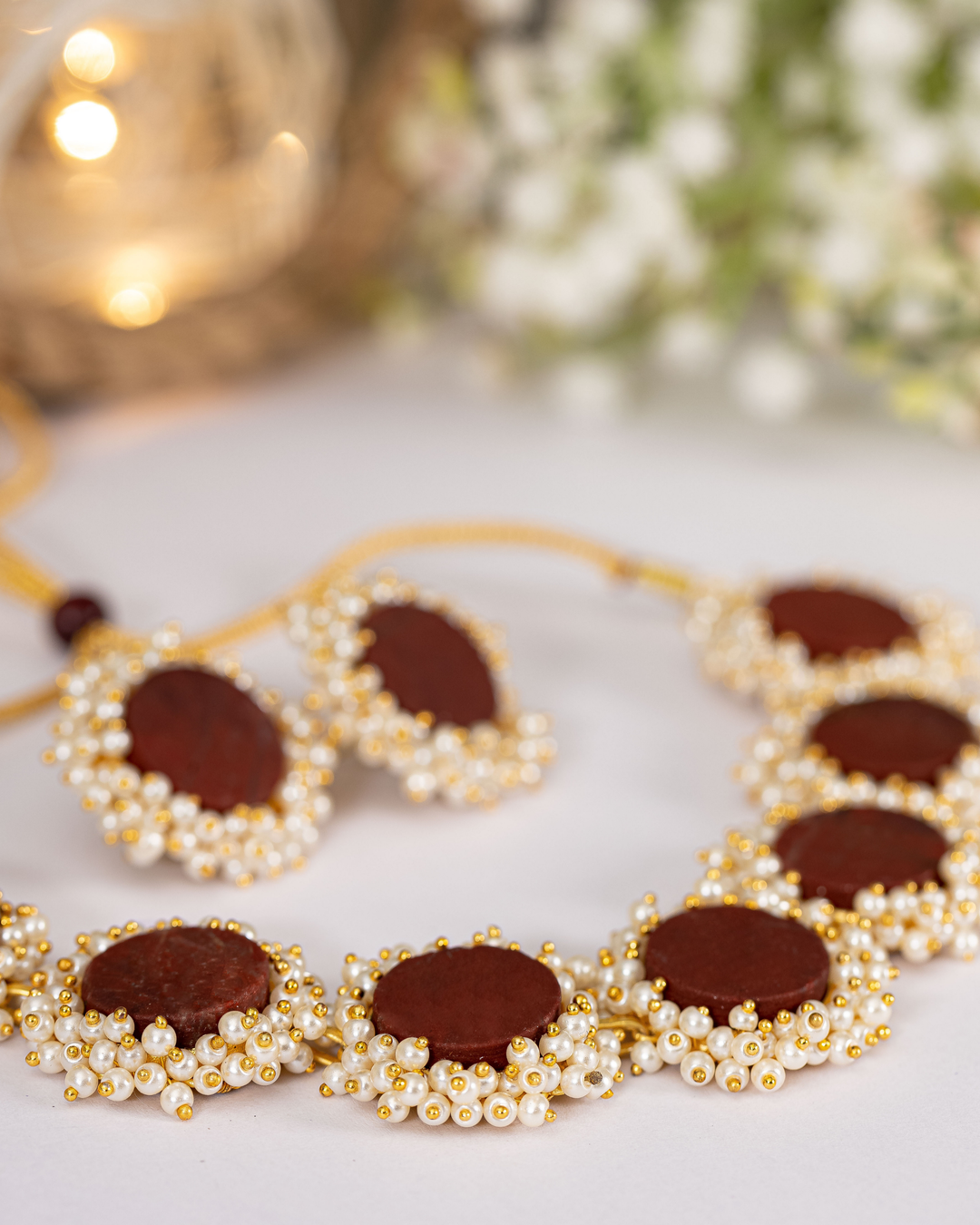 Chocolate Pearl Handcrafted Necklace