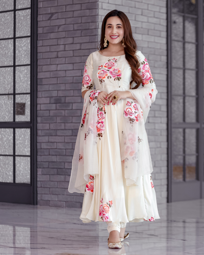White suit design punjabi hot sale