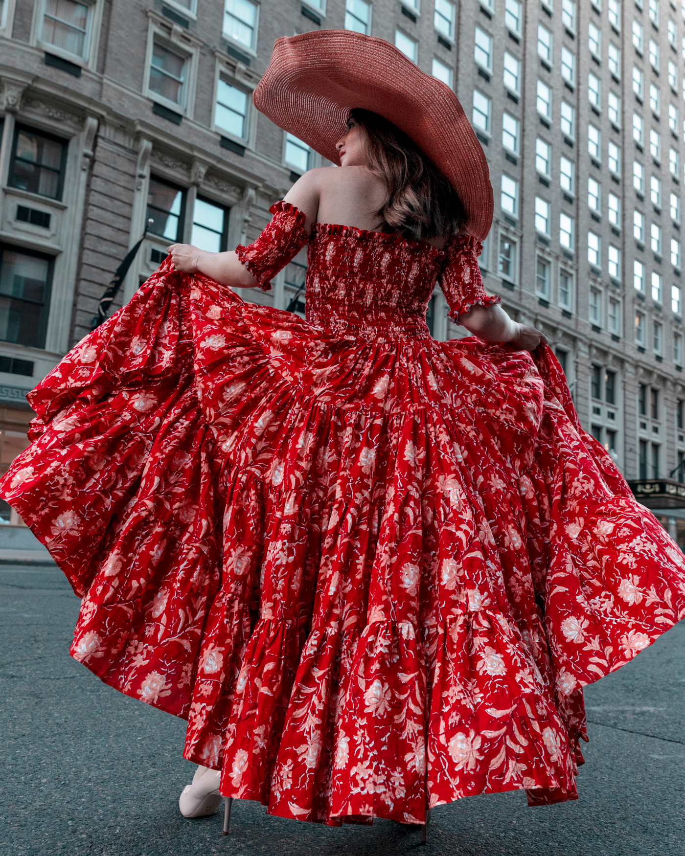 Rosa Smocked Cotton Dress