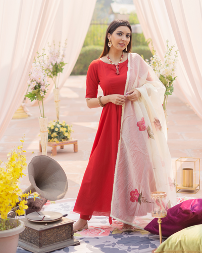 White red combination 2024 suit