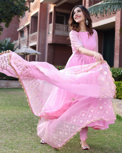 Buy Vishudh Printed Sleeveless Umbrella Dress for Women Online at Rs.481 -  Ketch