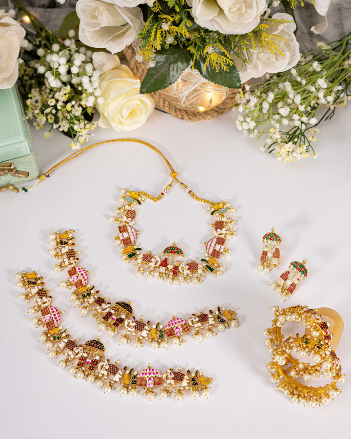Tribal Style Handcrafted Necklace Set
