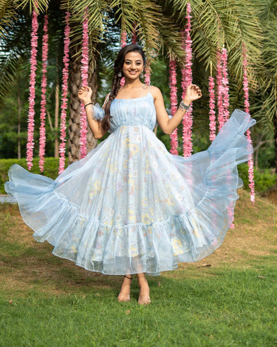 Hesperia Organza Tier Dress