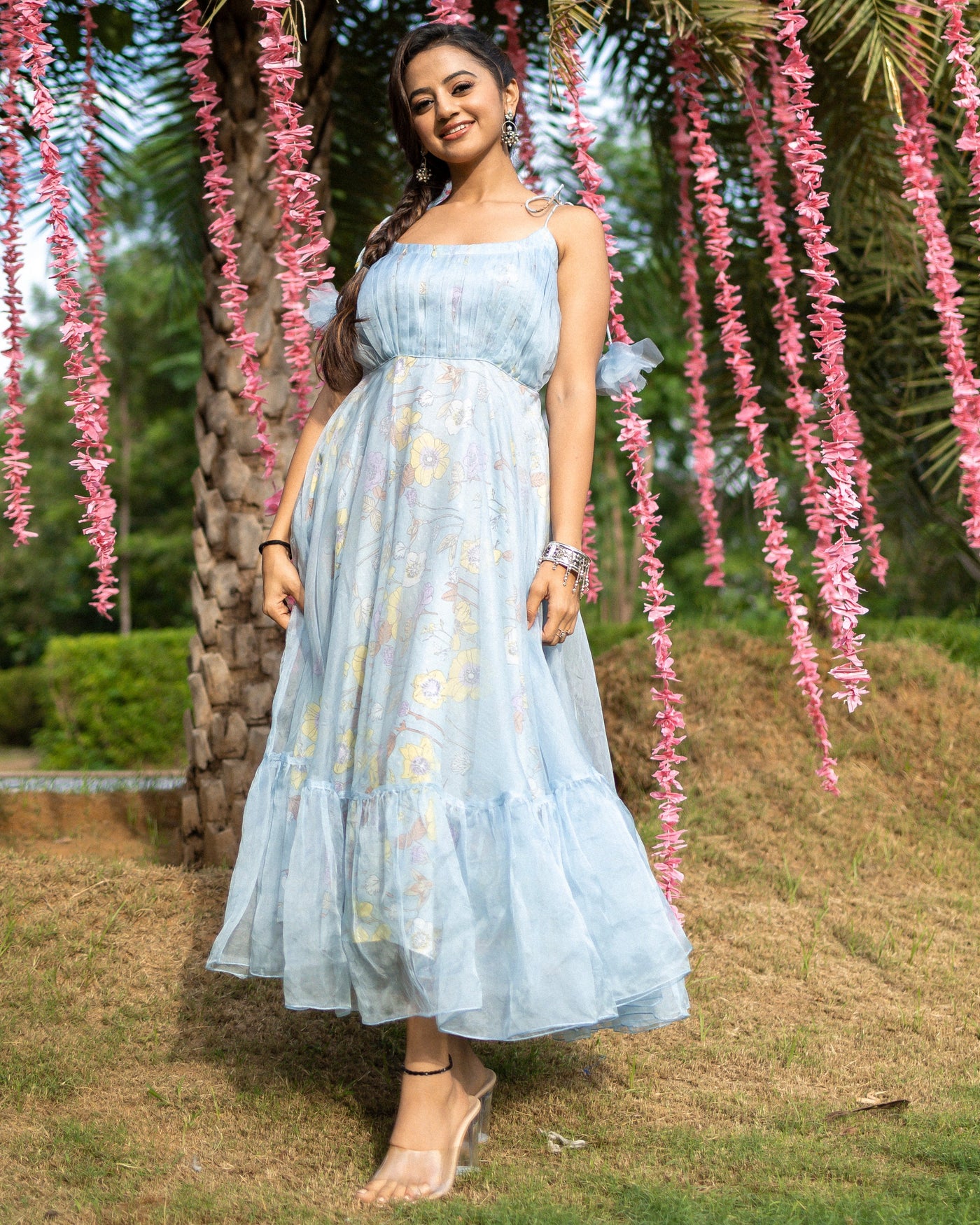 Hesperia Organza Tier Dress