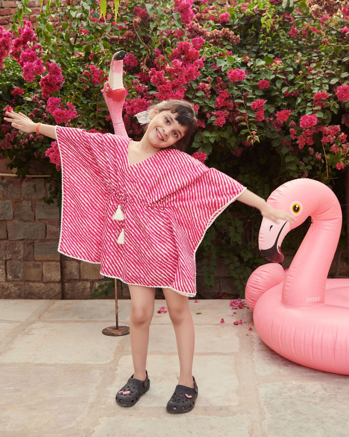 Laguna Tie &amp; Dye Cotton Kaftan