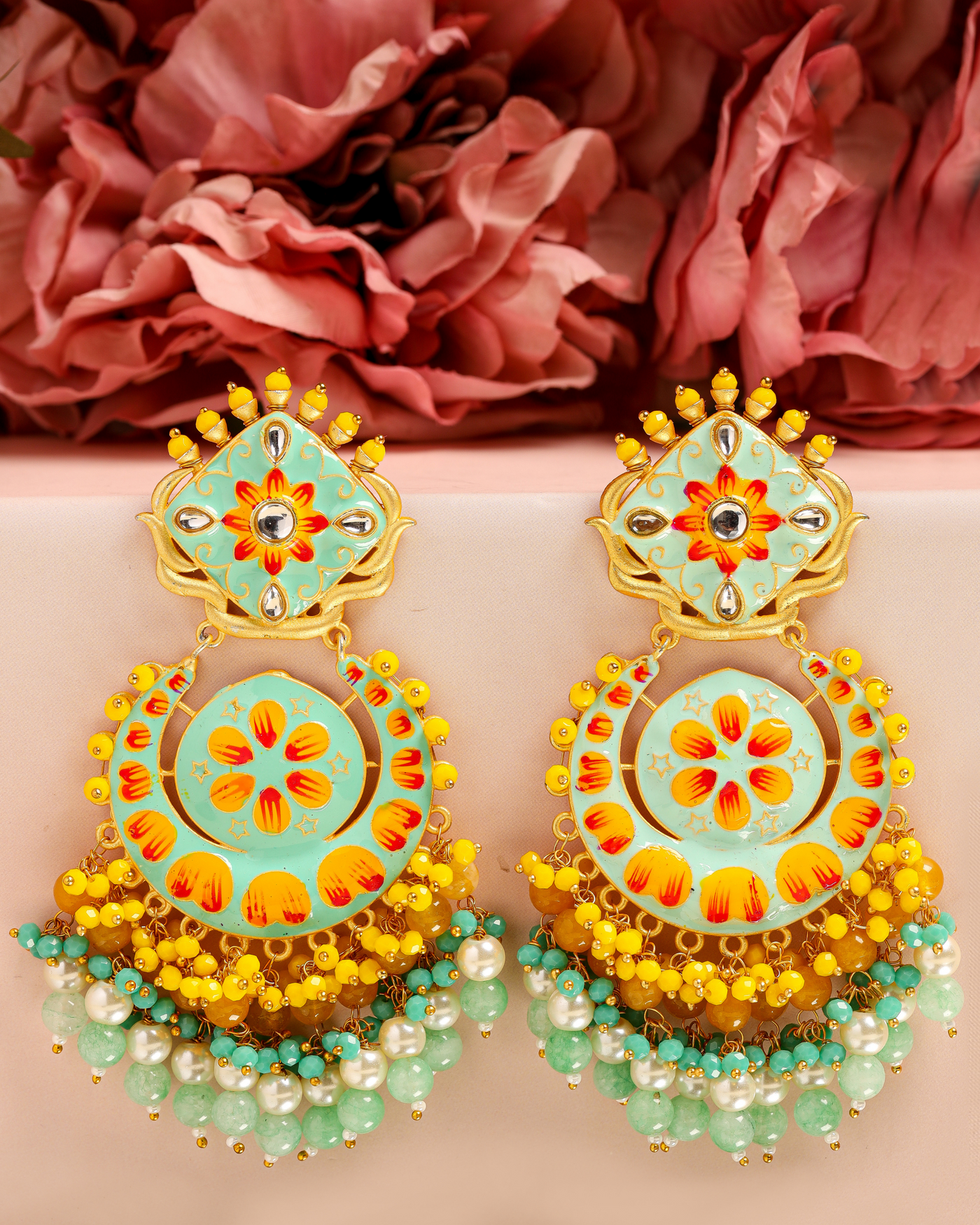 Buy Gold Earrings for Women by Fabula Online | Ajio.com