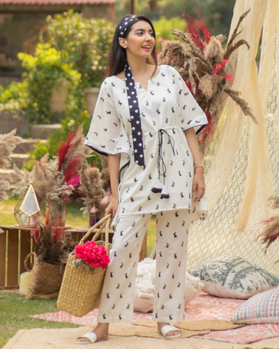 Cloud Ora Cotton Kaftan Set