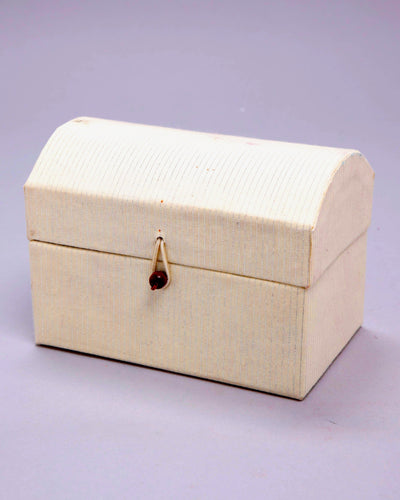 Star White Treasure Chest Jewellery Box