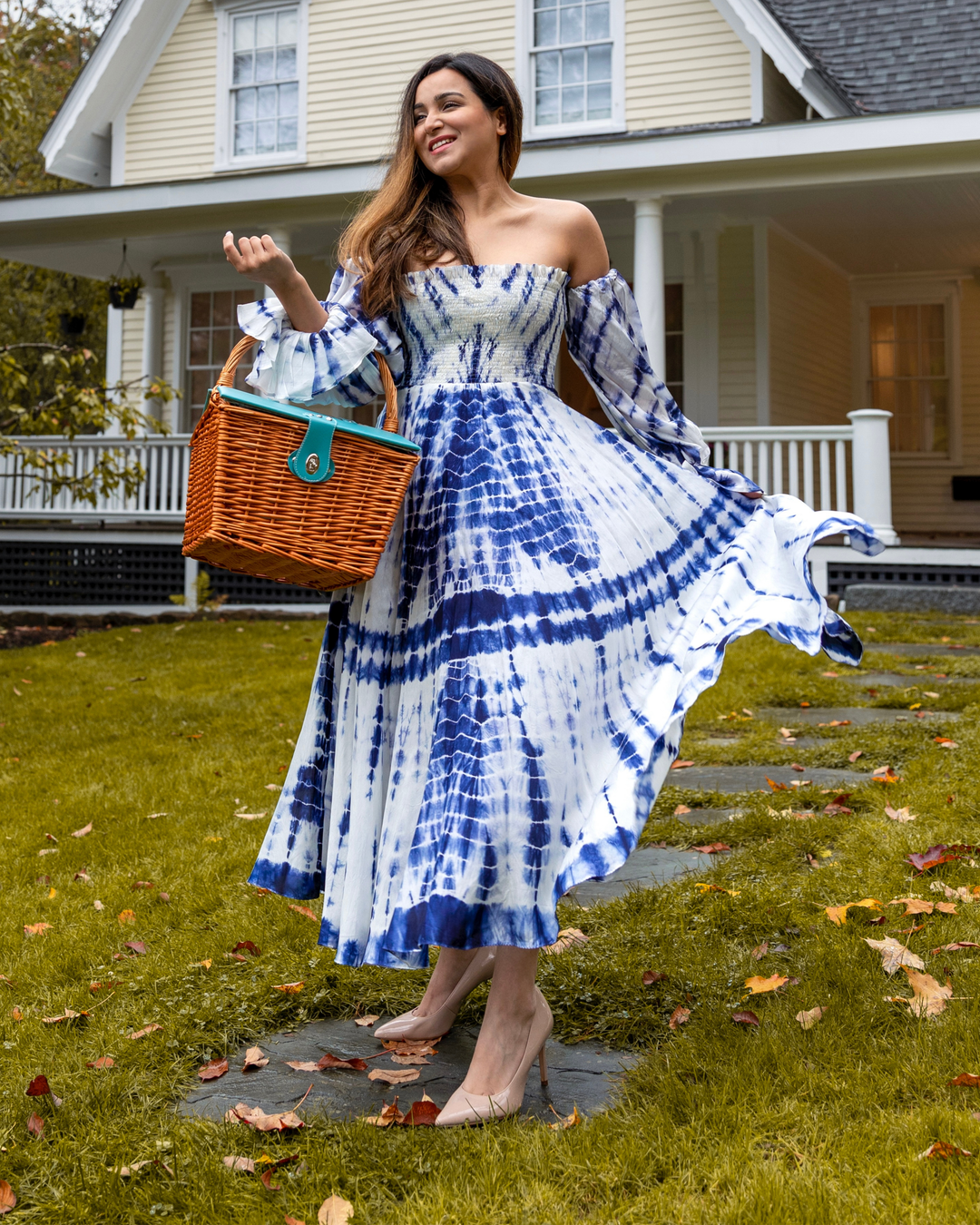 Morning Mist Tie &amp; Dye Dress