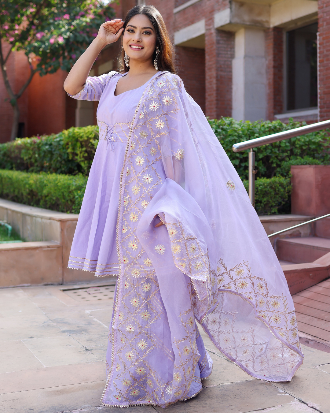 Crown Magic Gotapatti Sharara Set