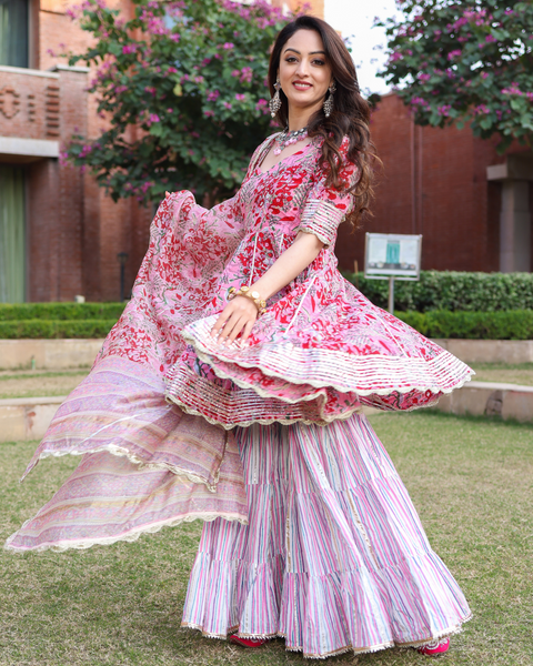 Pink sharara online
