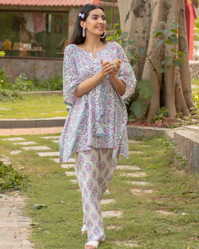 Grand Anse Cotton Kaftan Set