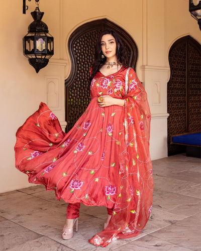 Samra Handpainted Suit Set