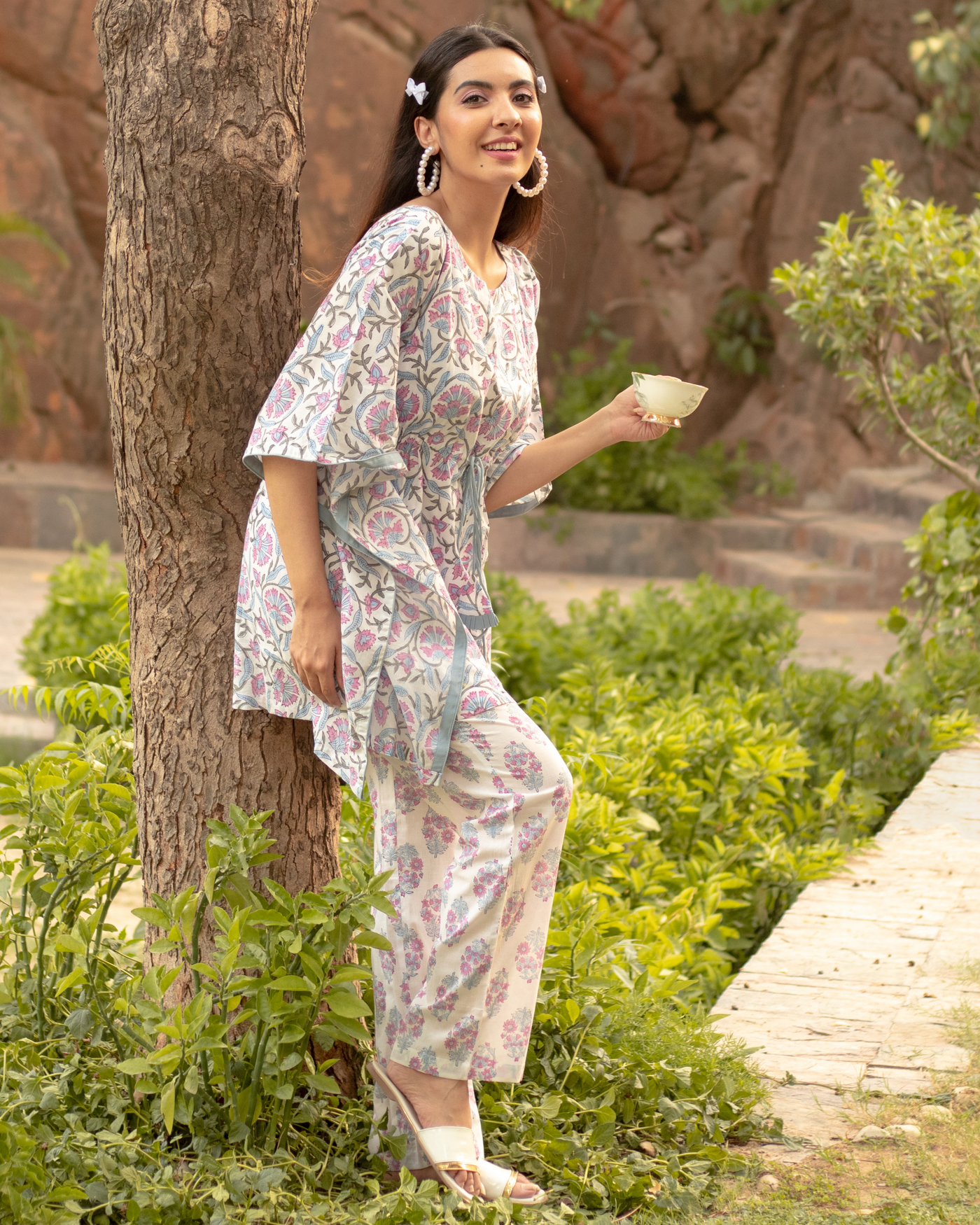 Grand Anse Cotton Kaftan Set