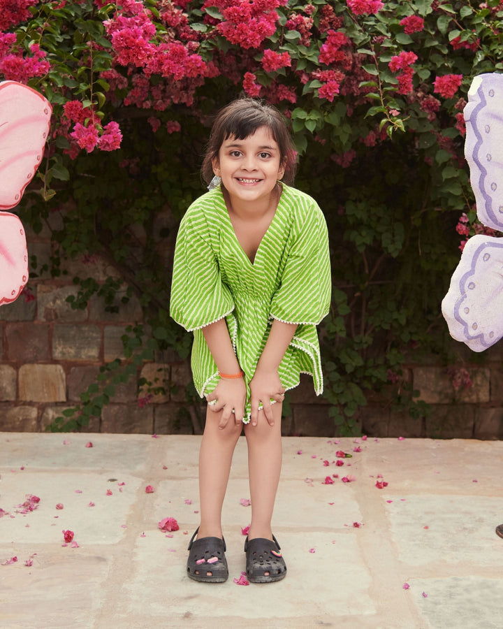 Popsicle Tie &amp; Dye Cotton Kaftan