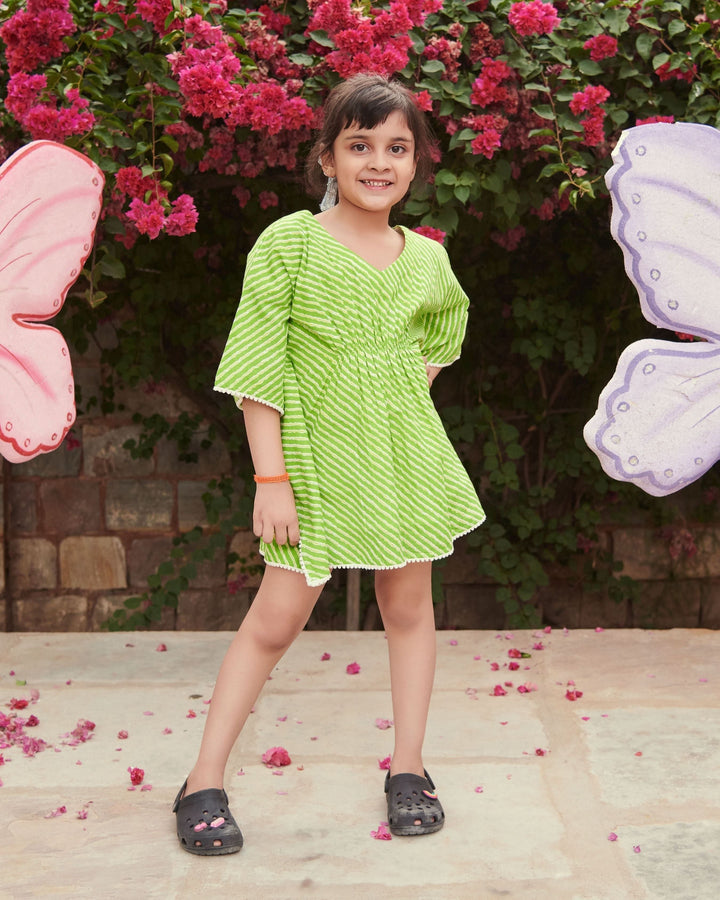 Popsicle Tie &amp; Dye Cotton Kaftan