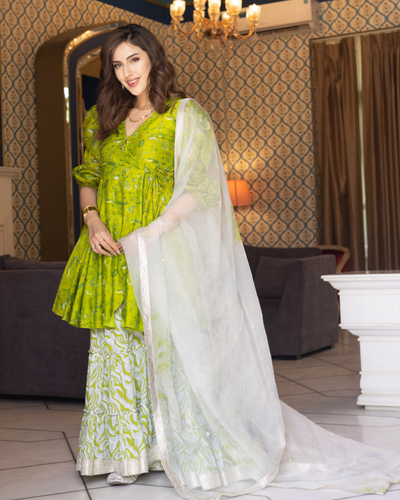 Buy Light Green Salwar Kameez Online at Best Price on Indian Cloth Store.