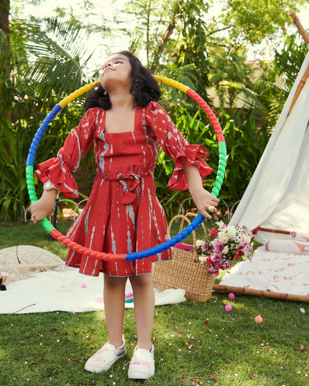 Trinket Tie &amp; Dye Cotton Dress