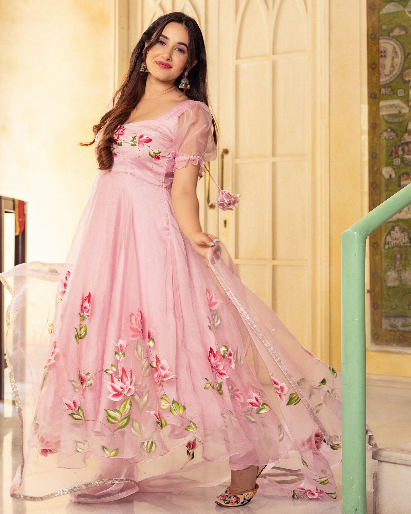 Varsha Anamika Exclusive Party Wear Organza Salwar Suit online