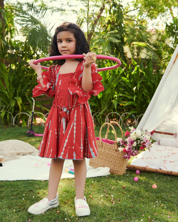 Trinket Tie &amp; Dye Cotton Dress