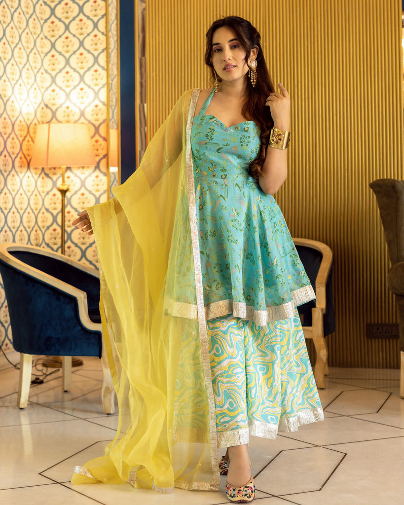 Club factory sharara suits online