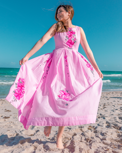 Simple cotton dresses design top