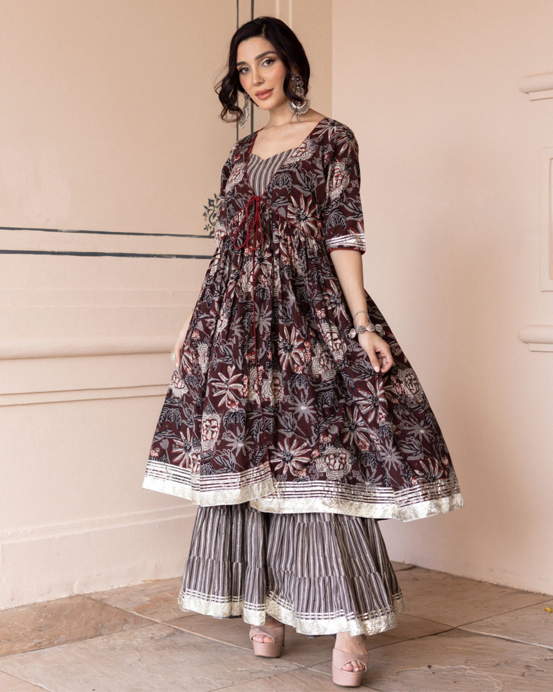Anushka sharma sharara dress sales