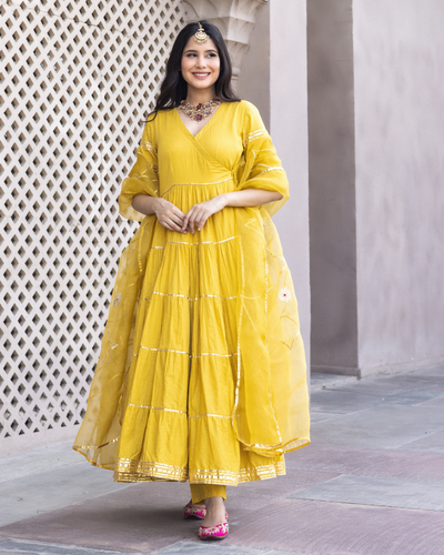 15 Beautiful Haldi Dresses By Popular Designer Anita Dongre