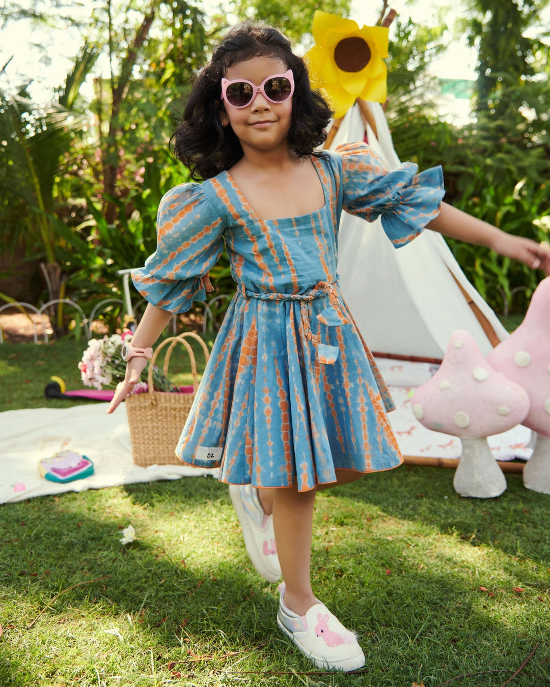 Bubbles Tie &amp; Dye Cotton Dress