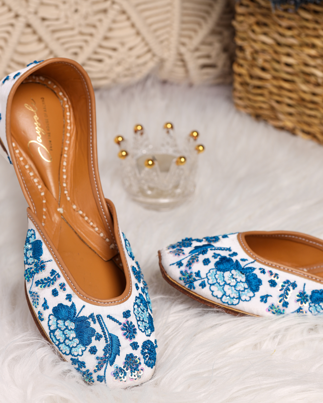 Blue Marlin Handcrafted Jutti