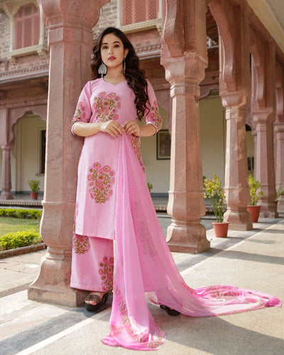 Gulabo Handblock Suit Set