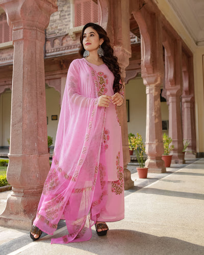Gulabo Handblock Suit Set