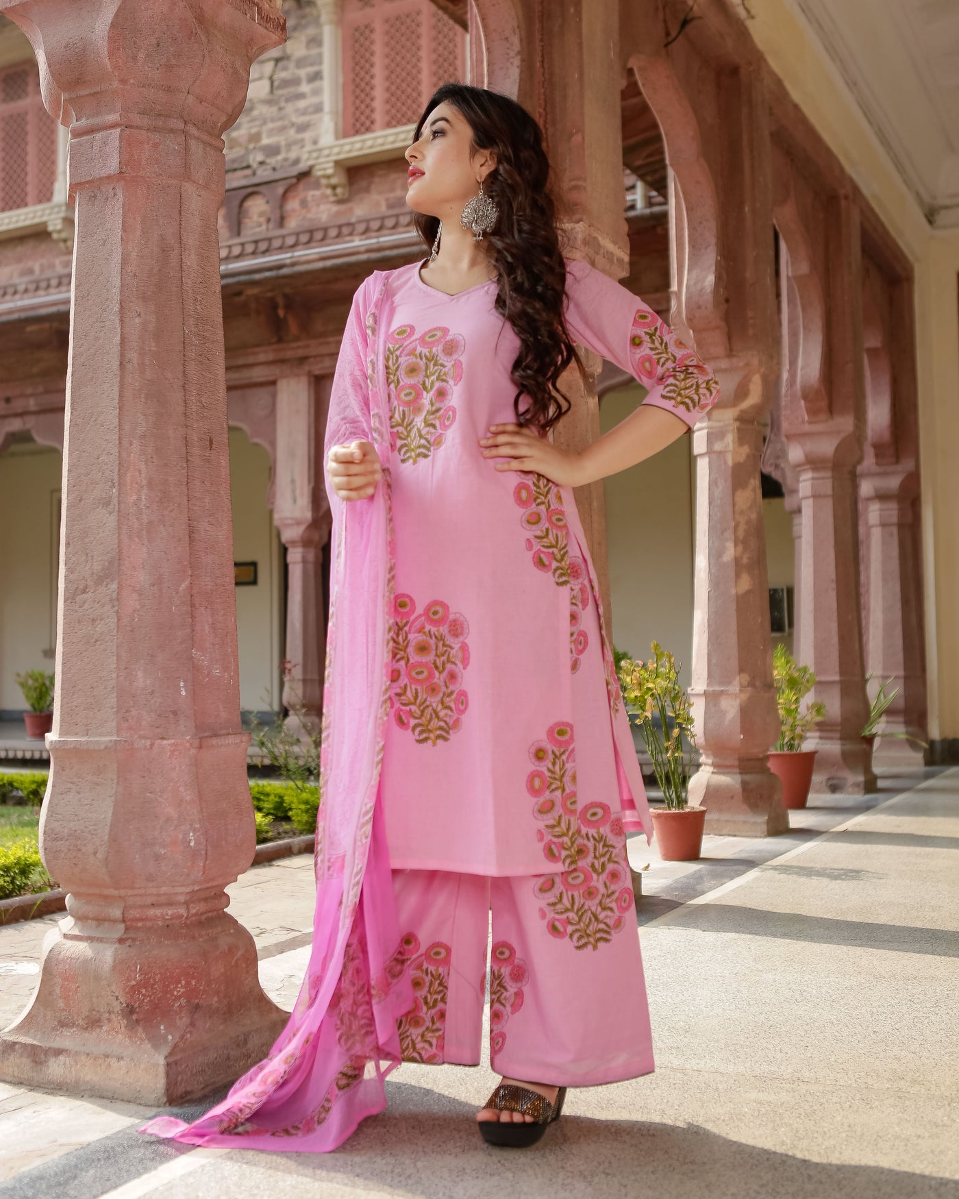 Gulabo Handblock Suit Set