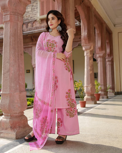Gulabo Handblock Suit Set