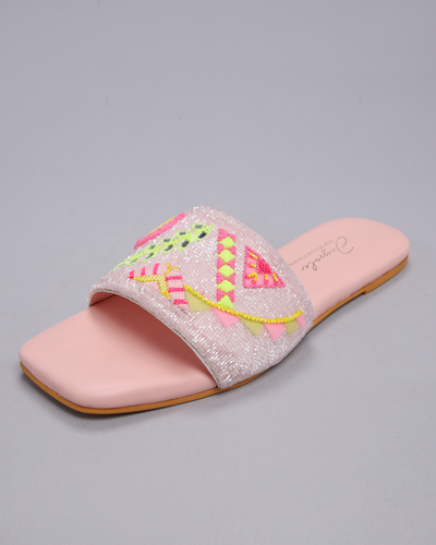 Pink Mystery Handcrafted Flats